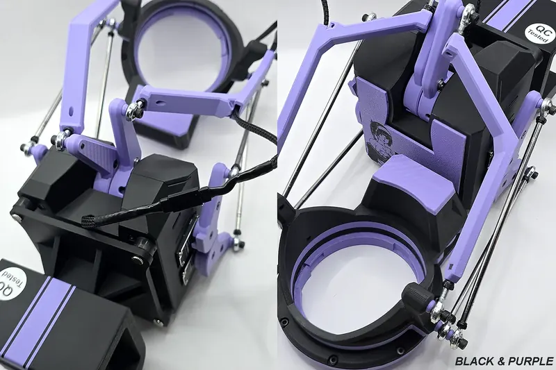 Black and Purple