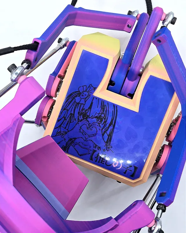 Oshi no Ko logo on a finished machine
